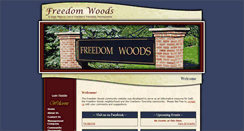 Desktop Screenshot of freedomwoods.org