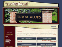Tablet Screenshot of freedomwoods.org